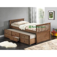 tempat tidur anak minimalis,ukuran 100X200,dipan,minimalis sorong kayu
