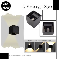 LED Modern Wall Light Weather-proof Aluminium Wall Lamp UP 3W+ DOWN 3W 3000K Warmwhite