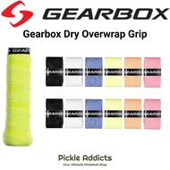 Gearbox Pickleball Dry Overwrap grip Orange Neon Blue Black Pink white Colors