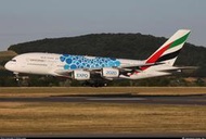 預購! GeminiJets 1/200 阿聯酋航空 Emirates A380 A6-EOT Blue bubbles