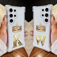 K W N F J O Initial Letter Case for Samsung S25 Ultra S24 FE S23 Plus S20 S25 FE S22 S21 S25EDGE A56