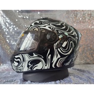 ZEUS HELMET ZS-813 BLACK ABSTRACT