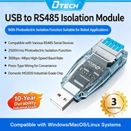 DTECH USB to RS485 Module 10Mbps Industrial Surge Protection High-Speed USB to COM Adapter