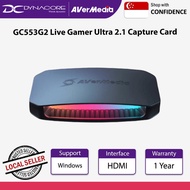 Avermedia GC553G2 Live Gamer Ultra 2.1 for Streaming and Gaming VRR Support and HDR 4K Capture Card