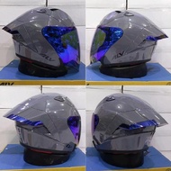 Alv Ultron Pro Solid Black Doff Motorcycle Helmet