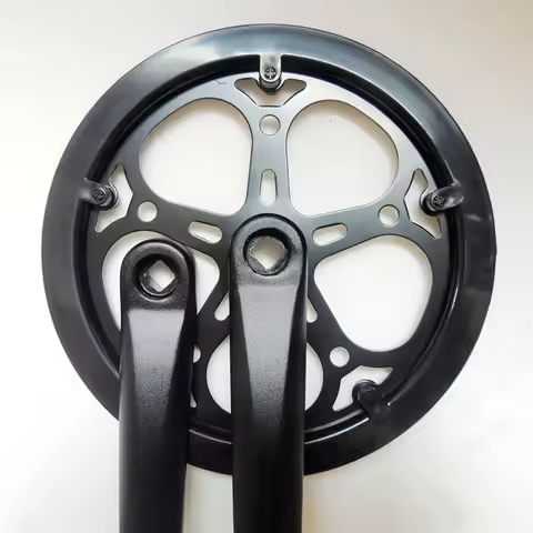 Single Chainring Crankset Mountain Bike Single Speed Crankset Bicycle Crank Set 48T 40T 52T 170mm Ch