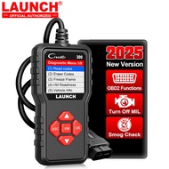 เปิดตัวสแกนเนอร์ OBD2 X431 CR300เครื่องมือวินิจฉัยเครื่องอ่านโค้ดอัตโนมัติเครื่องยนต์ I/M เครื่องทดส