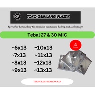 (THICK) OPP Bread Plastic Food Packaging Plastic/ 6x13/ 7x13 8x13/ 9x13/ 10x13/ 11x13/ 12x13/ 13X13/