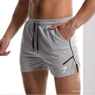 GYMSHARK Mesh Quick-Drying Sports Shorts Men's Fitness Pants Thin Casual Running Breathable Training