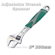 8" / 10" / 12" ADJUSTABLE WRENCH SPANNER with RUBBER HANDLE Multifunctional spanner