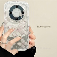 Honor X9C X9B 90 5G Casing Honor X9C Smart Casing Honor 90 X8B Casing Cute butterflies Clear Transpa