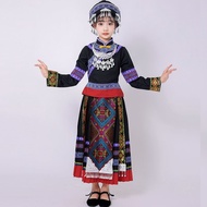 Six One Minority Ethnic Costume Girls' Ethnic Miao Ethnic Costume Buyi Ethnic Strong Ethnic Costume 