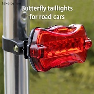 [takejoynew] Mountain Bike, Road Bike, Bicycle Tail Light, Single Bike Tail Light, Butterfly Tail Light, 5Led Tail Light Warning Light LYF