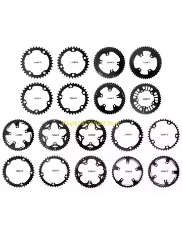 R53E 34T / 39 / 50T / 53T Folding Bike Chain, 110BCD 130BCD Bike Chainwheel, 8/9/10/11S Bike Chainwh