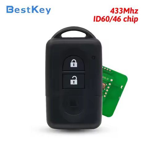 Best Key PN 285E3-BC00A 285E3AX605 No.K91656 2 Button Smart Key Fob 433MHz ID60/46 Chip for Nissan M