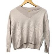 Ebure Sweater v-neck pink Light Women Long sleeves Direct from Japan Secondhand