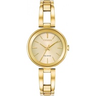 No Citizen Watches Citizen Ladies Eco-Drive Axiom Quartz Watch, Stainless Steel, Gold Tone (Model: E