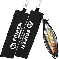 SUNMON EpiPen Carry Case Insulated, Travel Epipen Holder Bag with Carabiner, Outdoors Epipen Case fo