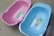 1 UNIT Newborn Baby Bath Tub LARGE SIZE Baby Wash Basin Portable Plastic Bath Tub Small Size Besen Mandi Bayi Saiz Besar Besen Mandi Budak Besen Mandi Plastik Bayi