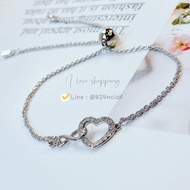 Authentic Infinity Heart Bracelet Swarovski With Leaf Meaning
