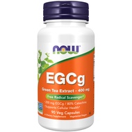 NOW FOODS EGCg, Green Tea Extract, 400mg 90 Veg Capsules