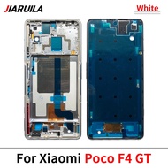 อะไหล่ตัวยึดหนามเตยหน้าจอกรอบกรอบหน้าจอแอลซีดีสำหรับใส่ด้านหน้าสำหรับ Xiaomi Poco C65 X3 F3 F4 GT M3