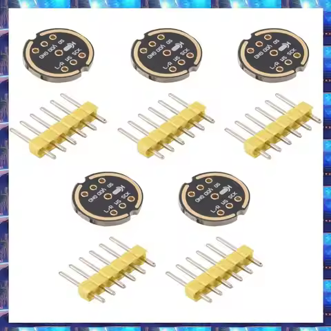 2025 5Pcs INMP441 Omnidirectional Microphone Module MEMS High Precision Low Power I2S Interface Supp
