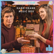 ✿ CHA ✿  Wooden Hand-cranked Musical Box To My Wife Theme Mini Musical Box Home Decoration Tiny Musi
