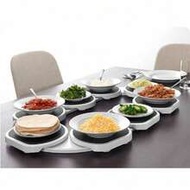 360° Rotating Lazy Susan Turntable - Adjustable And Expandable, Suitable For Rectangular Dining Tabl