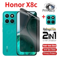 Honor X8c 2025 Privacy Hydrogel Film Anti-Spy Full Cover Screen Protector Anti Peek Privacy Film For