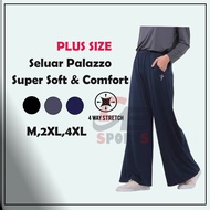 Seluar Palazo Muslimah Palazo Plus Size Seluar PerempuanSport Pants WomenMuslimah Seluar Sukan Wanit