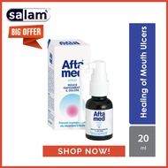 AFTA MED ORAL SPRAY IMMEDIATELY REDUCES PAIN 20ML [FOR MOUTH ULCERS / HFMD / NO ALCOHOL]