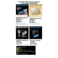 [ READ THE DESCRIPTION ] 1st Mini Album [ HYPE VIBES ] [ SCOUPS X MINGYU | CxM ] ( Regular ver | Com