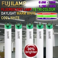 Lampu Kalimantan Fluorescent Lamp  FL T8 TUBE 2FT 18W 4FT 36W TRI COLOUR