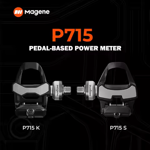 Magene P715 Bike Power Meter Pedals cadence balance 1%Power Accuracy for KEO & SPD-SL Cycling Pedal-