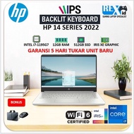 Laptop Hp 14 I7 1195G7 / I5 1135G7 (12Gb Ram) 512Gb Ssd Fhd Ips