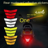 Electric Car Motorcycle Reflective Car Sticker Trapezoidal Arrow Rear Mudguard Warning Mark Reflective Stripe Reflective Sticker Motorcycle tide sticker