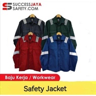 TK Safety Jacket / Working Jacket / Sleeve Velcro / Clothes 2869 SERIES 190GSM
