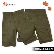 MU ELMER SELUAR POCKET PENDEK DEWASA / SELUAR 6 POCKET BERWARNA / MEN SHORT PANTS / CASUAL SHORT PAN