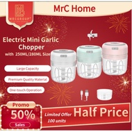 Electric Mini Garlic Chopper Mini Food Chopper Electric Mini Onion Chopper with Two Blade, Vegetable