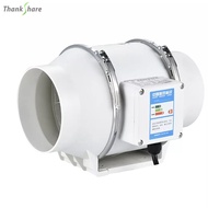 220V Exhaust Fans Home Silent Inline Pipe Duct Fan For Bathroom Extractor Ventilation Kitchen Toilet