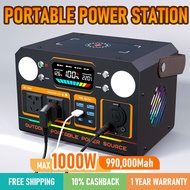 1000W portable power station 220V AC outdoor Battery Power Supply power station camping Emergency Ba