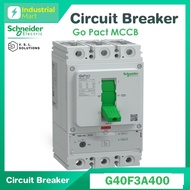 Schneider Circuit breaker GoPact MCCB G40F3A400 3 poles 36kA at 415VAC (250A - 400A) rating TMD trip