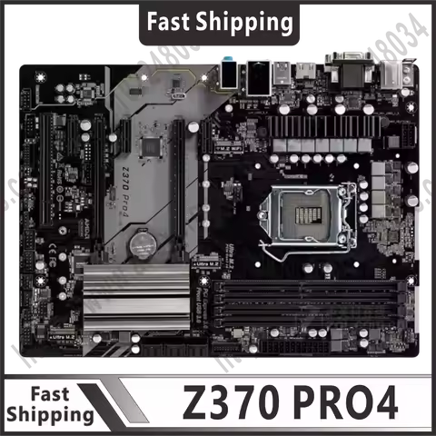 LGA 1151 Z370 motherboard Z370 PRO4 motherboard 4 × DDR4 64GB PCI-E 3.0 M.2 USB3.1 USB3.1 ATX for 8t