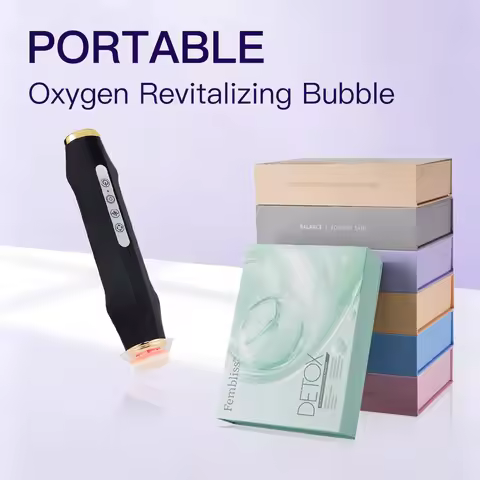 Portable Oxygen Bubble Pen Rechargeable CO2 Oxygen Bubble Machine Skin Rejuvenation Skin Mouisture S