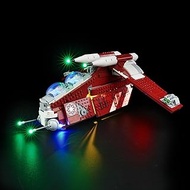 Rorliny LED Light Kit for Lego Star Wars Coruscant Guard Gunship 75354 Building Set, Creative Lighti