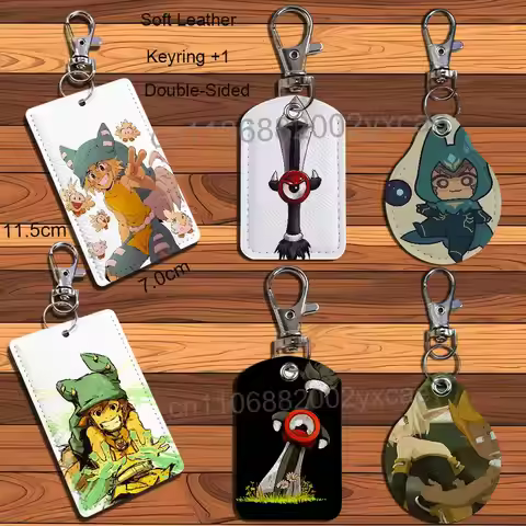 Eliatrope cool Yugo Wakfu Oropo Card Holder Keychain Key Ring Door Lock Access Protective Case For S