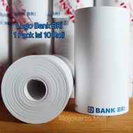 Kertas Thermal Struk Logo BRI Printech Otani EDC Brilink Kemasan Pack