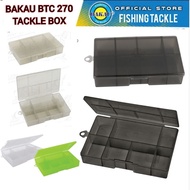 KOTAK SIMPANAN BARANGAN PANCING JENAMA BAKAU BTC 270 FISHING TACKLE BOX WITH HIGH QUALITY MATERIAL M