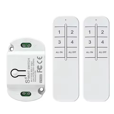 Smart Switch Module WiFi Relay 2.4G Remote Control AC 90-250V Intelligent Controller Work With EWeLi